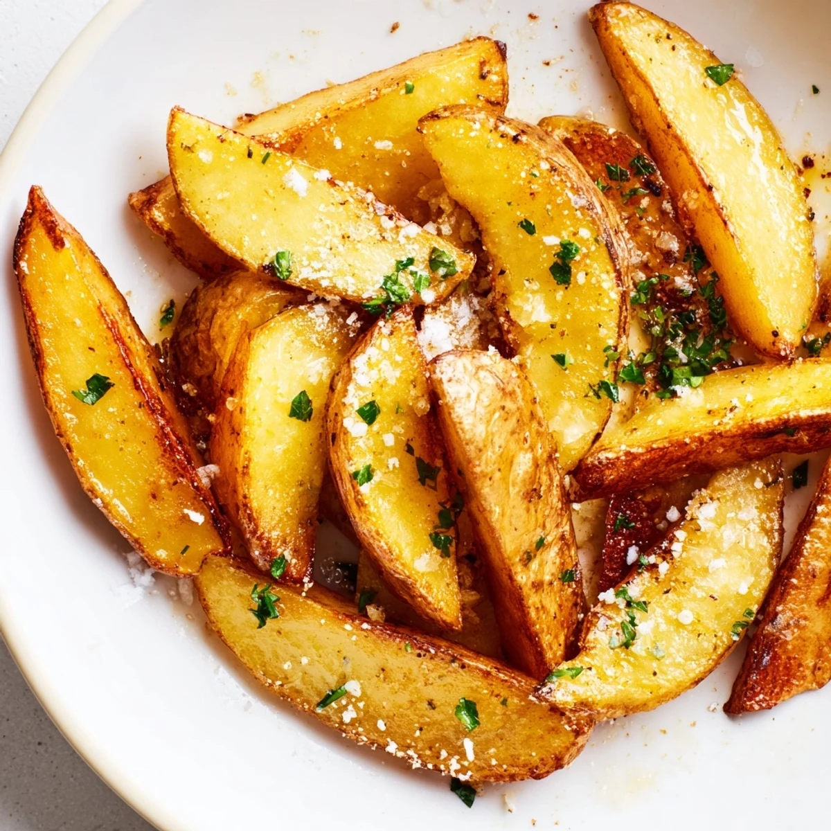 Crispy edges and tender insides: a close-up of delicious 15-Minute Microwave Crispy Potatoes, perfect for snacking.