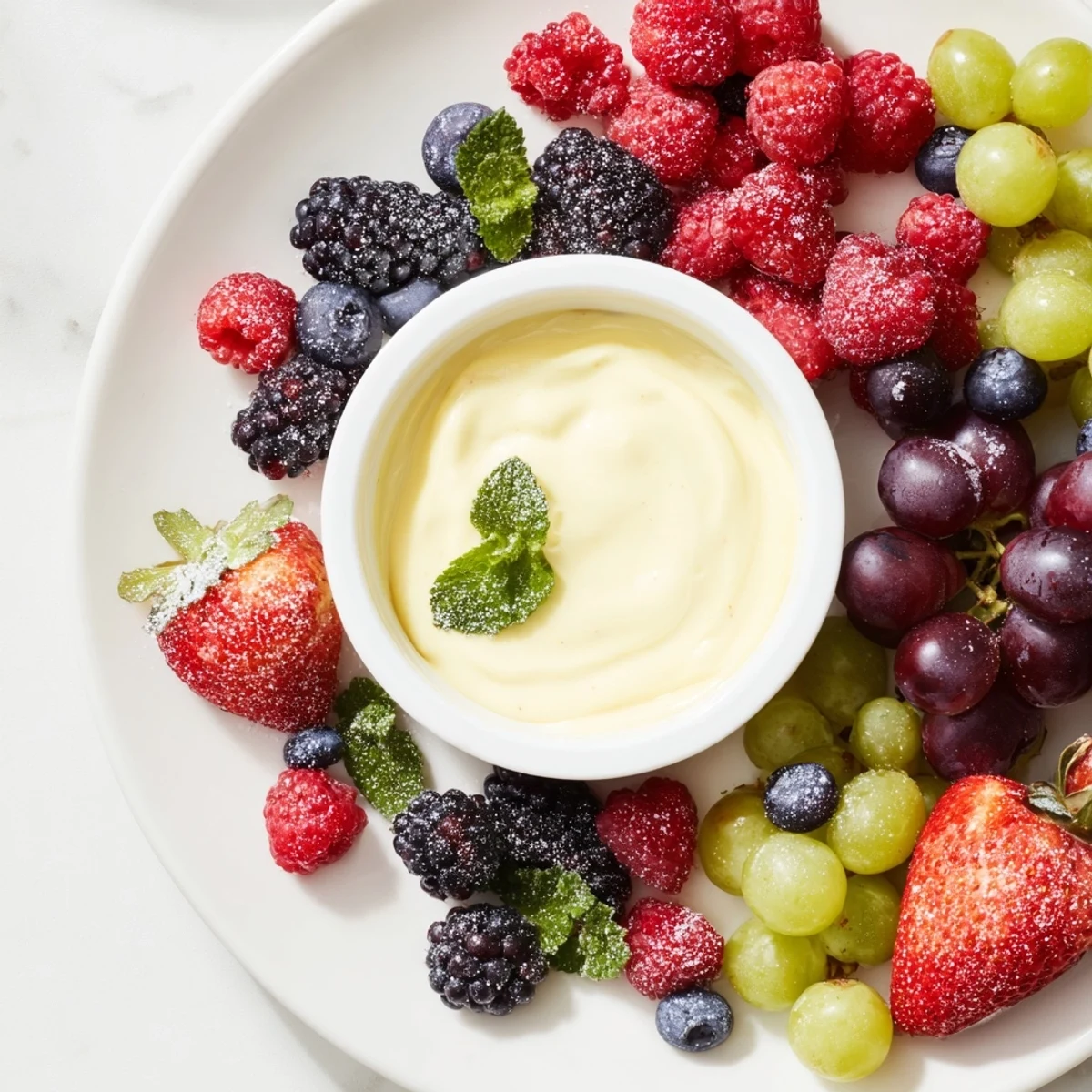 Imagine enjoying a refreshing Mistletoe Kiss Berry Dip Board, bursting with fresh berries and cool, tantalizing flavors.