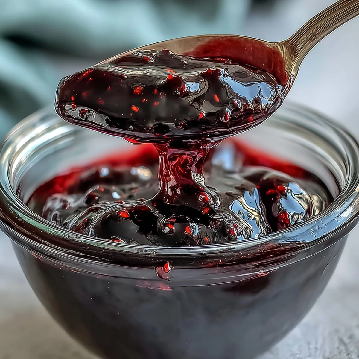 Steaming jars of homemade Black Currant Jelly are ready for cooling, showcasing a deep purple hue.