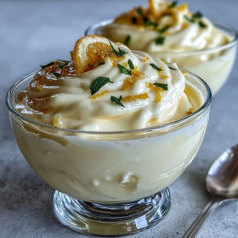 Golden lemon cream, folded into fluffy whipped cream, creates a refreshing and silky Lemon Fool topped with a lemon zest garnish.  