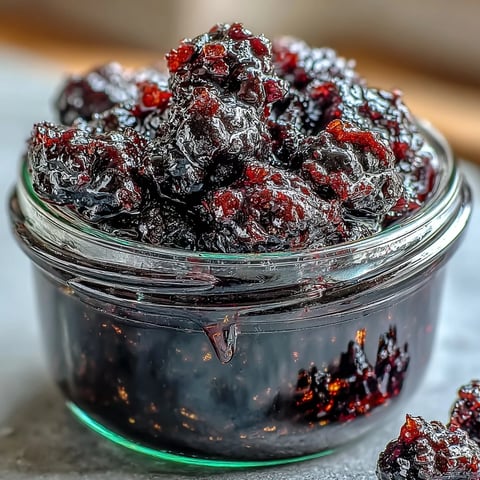 A chilled glass of homemade Easy Blackcurrant Liqueur, featuring a deep purple hue and vibrant berry aromas.