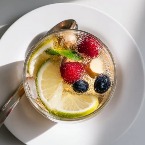 Fermented Kombucha Mocktail Drinks