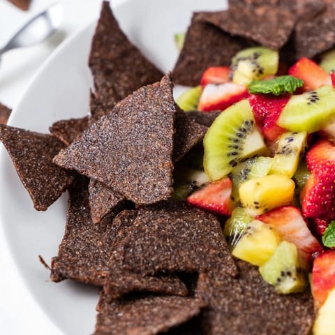 Dessert Chips Fruit Salsa