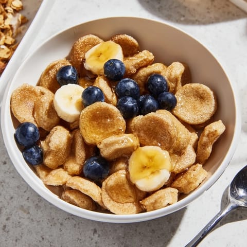 Mini Pancake Cereal Breakfast