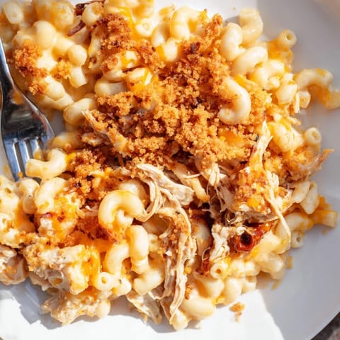 Classic Mac Cheese BBQ Chicken