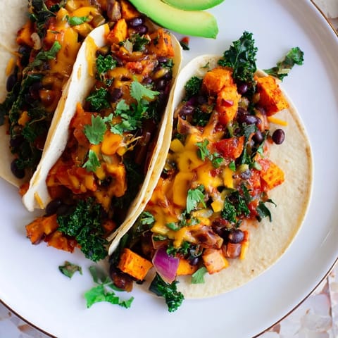 Sweet Potato Black Bean Kale