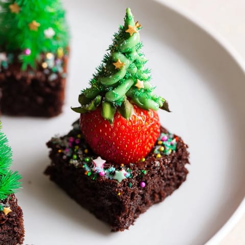 Festive Fudgy Brownie Bites