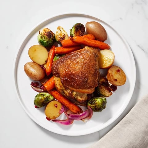 Sheet Pan Chicken Cranberry Vinaigrette