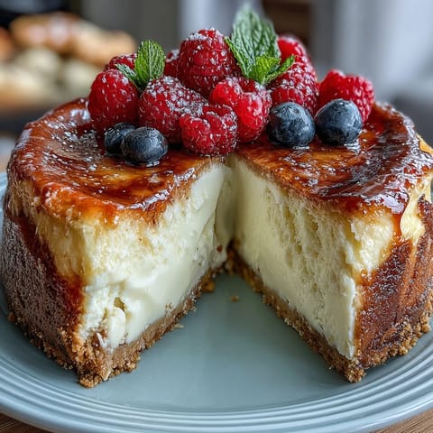No-Bake Lemon Cheesecake Jars with fresh berries and lemon curd topping, served in glass jars.