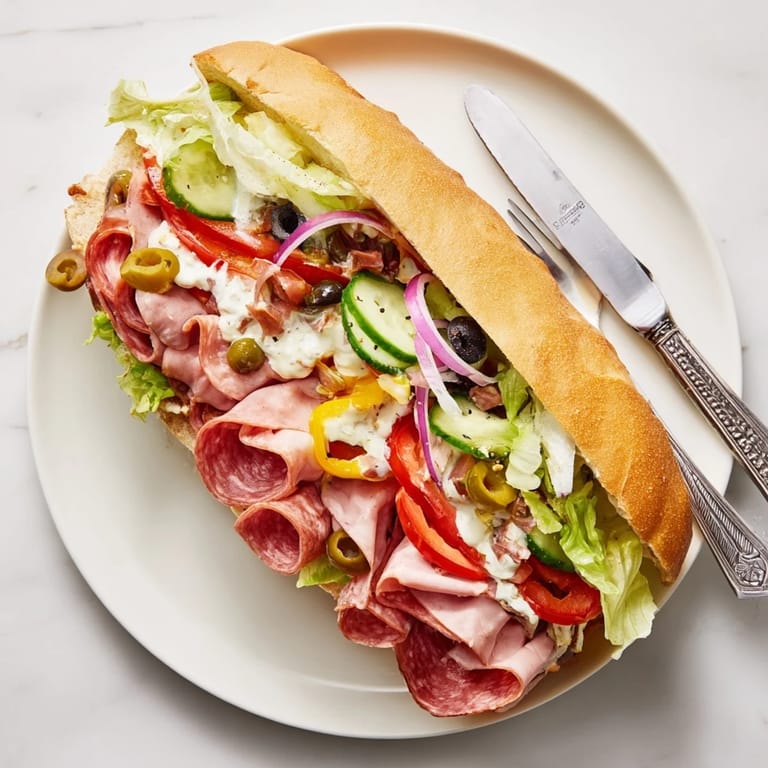 Colorful Flavor Mash-Up Sandwiches served with crispy chips, a delightful Italian feast awaits!