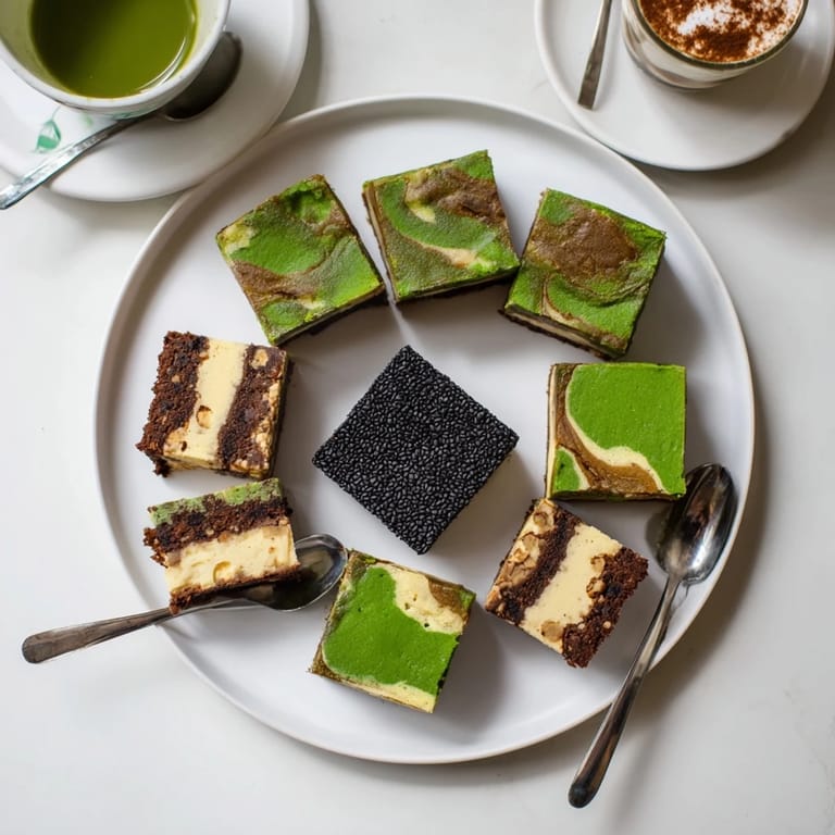 Indulgent black sesame cheesecake bars with a chocolate cookie crust and creamy filling.