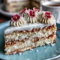 Simple First Communion Sheet Cake with Buttercream Flowers, a moist vanilla sheet cake topped with smooth buttercream and delicate piped flowers.  
